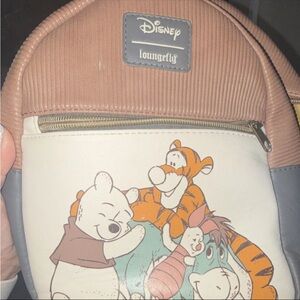 Disney Loungefly Winnie the Pooh Tigger & Pooh Mini Backpack - Tan & Cream
